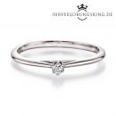 Verlobungsring Heaven Silber Diamant 0,05ct TW/Si