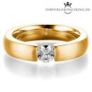 Verlobungsring Infinity 14K & 18K Gelbgold Diamant 0,40ct...