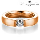 Verlobungsring Infinity 14K & 18K Roségold Diamant 0,40ct...