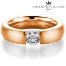 Verlobungsring Infinity 14K & 18K Roségold Diamant 0,50ct...