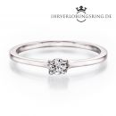 Verlobungsring Romance Silber Diamant 0,15ct TW/Si