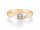 Verlobungsring Twist 14K & 18K Gelbgold Diamant 0,50ct TW/Si