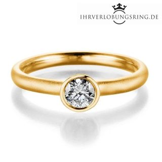 Verlobungsring Eternal 14K & 18K Gelbgold Diamant 0,40ct TW/Si
