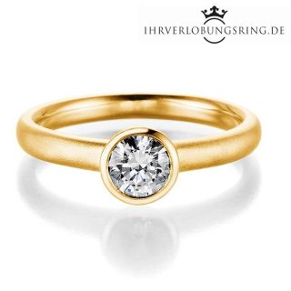 Verlobungsring Eternal 14K & 18K Gelbgold Diamant 0,60ct TW/Si