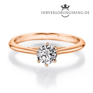 Verlobungsring Heaven 14K & 18K Roségold Diamant 0,50ct TW/Si