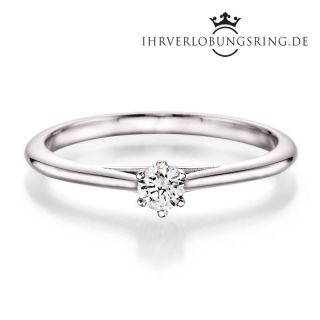 Verlobungsring Heaven Silber Diamant 0,15ct TW/Si